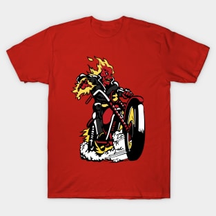 Red Skull Rider T-Shirt